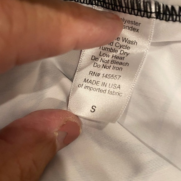 Leggings black & white size small - Picture 4 of 5